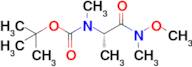 (S)-tert-Butyl (1-(methoxy(methyl)amino)-1-oxopropan-2-yl)(methyl)carbamate