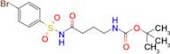 tert-Butyl (4-(4-bromophenylsulfonamido)-4-oxobutyl)carbamate