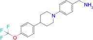 Benzenemethanamine, 4-[4-[4-(trifluoromethoxy)phenyl]-1-piperidinyl]-