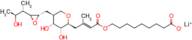Lithium 9-(((E)-4-((2S,3R,4R,5S)-3,4-dihydroxy-5-(((2S,3S)-3-((2S,3S)-3-hydroxybutan-2-yl)oxiran-2-yl)methyl)tetrahydro-2H-pyran-2-yl)-3-methylbut-2-enoyl)oxy)nonanoate