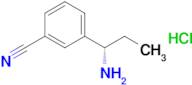 (S)-3-(1-Aminopropyl)benzonitrile hydrochloride