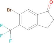 6-Bromo-5-(trifluoromethyl)-2,3-dihydro-1H-inden-1-one