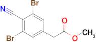 Methyl 2-(3,5-dibromo-4-cyanophenyl)acetate