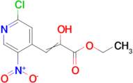 ethyl 3-(2-chloro-5-nitropyridin-4-yl)-2-hydroxyprop-2-enoate