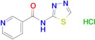 N-(1,3,4-Thiadiazol-2-yl)nicotinamide hydrochloride