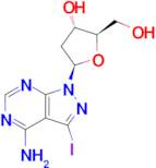 (2R,3S,5R)-5-(4-Amino-3-iodo-1H-pyrazolo[3,4-d]pyrimidin-1-yl)-2-(hydroxymethyl)tetrahydrofuran-...