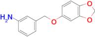 3-[(2H-1,3-Benzodioxol-5-yloxy)methyl]aniline