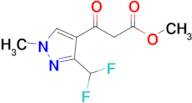 Methyl 3-(3-(difluoromethyl)-1-methyl-1H-pyrazol-4-yl)-3-oxopropanoate