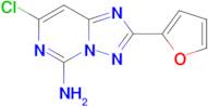 7-Chloro-2-(furan-2-yl)-[1,2,4]triazolo[1,5-c]pyrimidin-5-amine