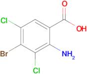 2-Amino-4-bromo-3,5-dichlorobenzoic acid