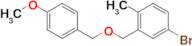 4-Bromo-2-(((4-methoxybenzyl)oxy)methyl)-1-methylbenzene