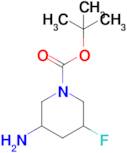 tert-Butyl 3-amino-5-fluoropiperidine-1-carboxylate