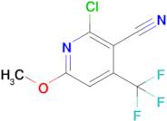 2-Chloro-6-methoxy-4-(trifluoromethyl)nicotinonitrile
