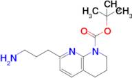 tert-Butyl7-(3-aminopropyl)-3,4-dihydro-1,8-naphthyridine-1(2H)-carboxylate