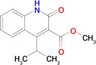 methyl 2-oxo-4-(propan-2-yl)-1,2-dihydroquinoline-3-carboxylate