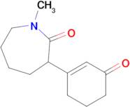 1-Methyl-3-(3-oxocyclohex-1-en-1-yl)azepan-2-one