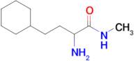 2-Amino-4-cyclohexyl-N-methylbutanamide