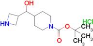 tert-Butyl4-(azetidin-3-yl(hydroxy)methyl)piperidine-1-carboxylatehydrochloride