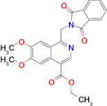 Ethyl 1-((1,3-dioxoisoindolin-2-yl)methyl)-6,7-dimethoxyisoquinoline-4-carboxylate