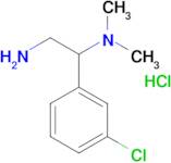 1-(3-Chlorophenyl)-N1,N1-dimethylethane-1,2-diaminehydrochloride