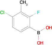 (4-Chloro-2-fluoro-3-methylphenyl)boronic acid