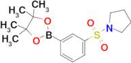 1-((3-(4,4,5,5-Tetramethyl-1,3,2-dioxaborolan-2-yl)phenyl)sulfonyl)pyrrolidine