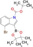 Tert-butyl 4-bromo-3-(4,4,5,5-tetramethyl-1,3,2-dioxaborolan-2-yl)-1H-indole-1-carboxylate