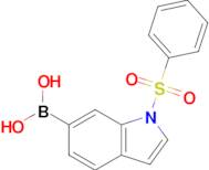 (1-(Phenylsulfonyl)-1H-indol-6-yl)boronic acid