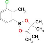 2-(3-Chloro-2-methylphenyl)-4,4,5,5-tetramethyl-1,3,2-dioxaborolane