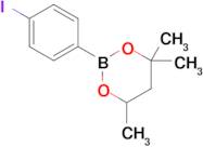 2-(4-Iodophenyl)-4,4,6-trimethyl-1,3,2-dioxaborinane