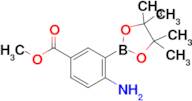 Methyl 4-amino-3-(4,4,5,5-tetramethyl-1,3,2-dioxaborolan-2-yl)benzoate