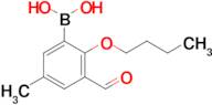 (2-Butoxy-3-formyl-5-methylphenyl)boronic acid