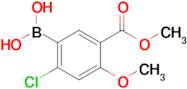 (2-Chloro-4-methoxy-5-(methoxycarbonyl)phenyl)boronic acid