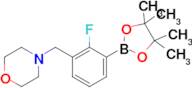 4-(2-Fluoro-3-(4,4,5,5-tetramethyl-1,3,2-dioxaborolan-2-yl)benzyl)morpholine