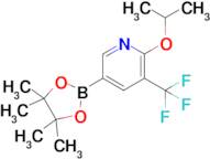 2-Isopropoxy-5-(4,4,5,5-tetramethyl-1,3,2-dioxaborolan-2-yl)-3-(trifluoromethyl)pyridine