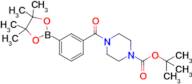 Tert-butyl 4-(3-(4,4,5,5-tetramethyl-1,3,2-dioxaborolan-2-yl)benzoyl)piperazine-1-carboxylate