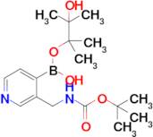 Tert-butyl ((4-(hydroxy((3-hydroxy-2,3-dimethylbutan-2-yl)oxy)boranyl)pyridin-3-yl)methyl)carbamate