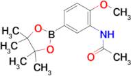 N-(2-Methoxy-5-(4,4,5,5-tetramethyl-1,3,2-dioxaborolan-2-yl)phenyl)acetamide