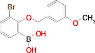 (3-Bromo-2-((3-methoxybenzyl)oxy)phenyl)boronic acid