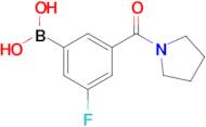 (3-Fluoro-5-(pyrrolidine-1-carbonyl)phenyl)boronic acid