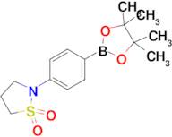 2-(4-(4,4,5,5-Tetramethyl-1,3,2-dioxaborolan-2-yl)phenyl)isothiazolidine 1,1-dioxide