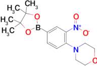 4-(2-Nitro-4-(4,4,5,5-tetramethyl-1,3,2-dioxaborolan-2-yl)phenyl)morpholine