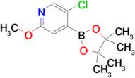 5-Chloro-2-methoxy-4-(4,4,5,5-tetramethyl-1,3,2-dioxaborolan-2-yl)pyridine