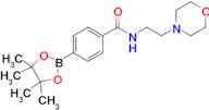 n-(2-Morpholinoethyl)-4-(4,4,5,5-tetramethyl-1,3,2-dioxaborolan-2-yl)benzamide