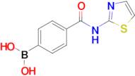 (4-(Thiazol-2-ylcarbamoyl)phenyl)boronic acid