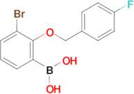 (3-Bromo-2-((4-fluorobenzyl)oxy)phenyl)boronic acid