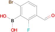 (6-Bromo-2-fluoro-3-formylphenyl)boronic acid