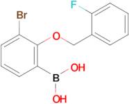 (3-Bromo-2-((2-fluorobenzyl)oxy)phenyl)boronic acid