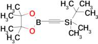 Tert-butyldimethyl((4,4,5,5-tetramethyl-1,3,2-dioxaborolan-2-yl)ethynyl)silane