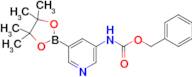 Benzyl (5-(4,4,5,5-tetramethyl-1,3,2-dioxaborolan-2-yl)pyridin-3-yl)carbamate